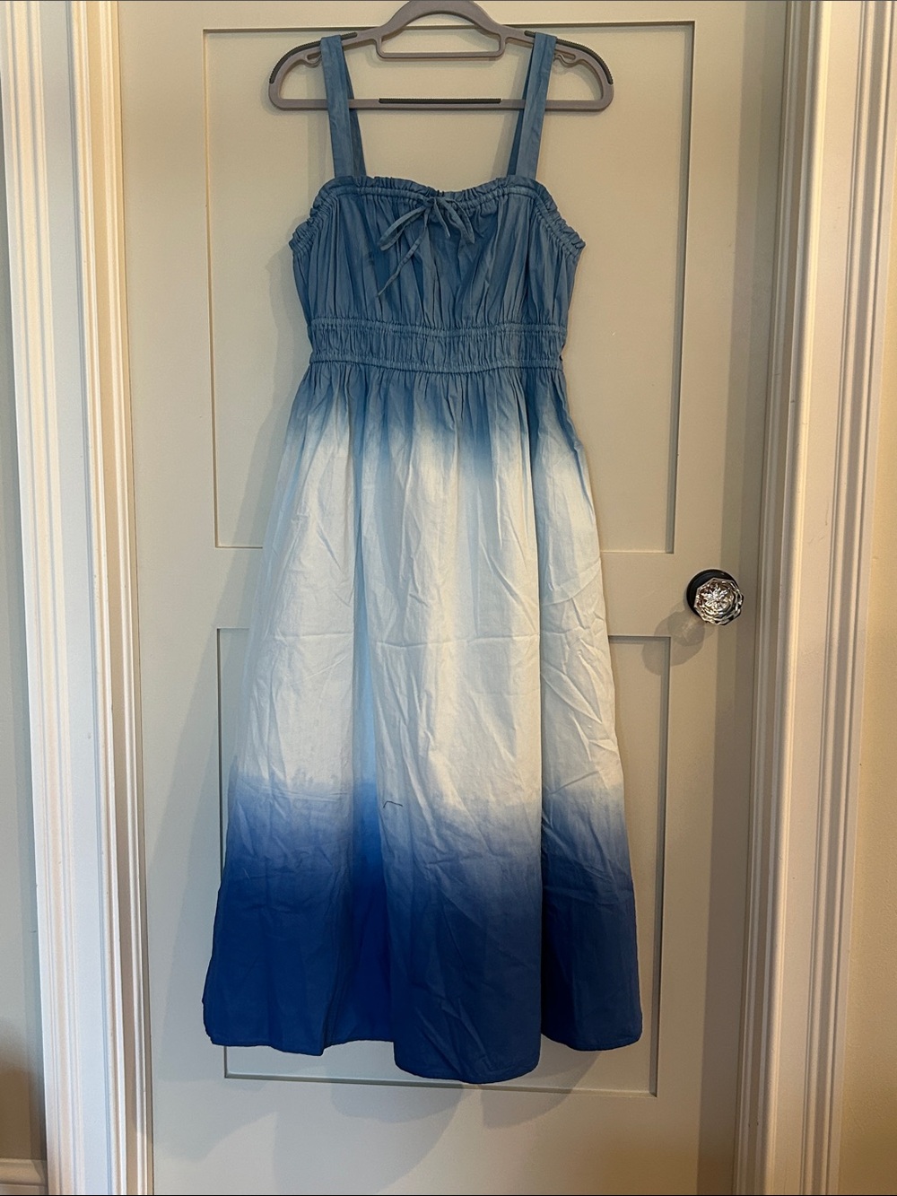 J. Crew Blue Ombre Maxi Dress